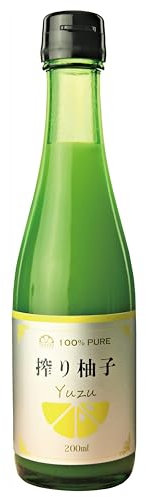 Yuzuya Yuzusaft mit 100 % Fruchtsaftgehalt – Fruchtsaft, enthält von Natur aus Zucker, ohne Zuckerzusatz – 1 x 200 ml