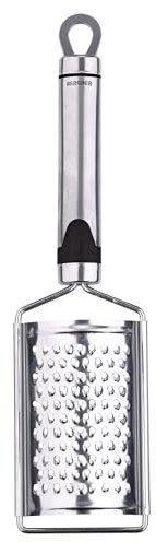 BERGNER - Râpe à fromage 25cm - 4 faces, râpe universelle - Râpe à fromage résistante, lavable au lave-vaisselle - Fabriquée en acier inoxydable - Résistante et durable