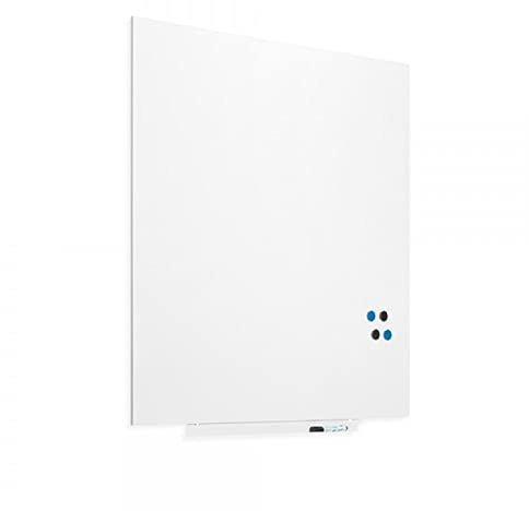 Rocada - Pizarra magnética sin marco, combinable, (75x115 cm), color blanco