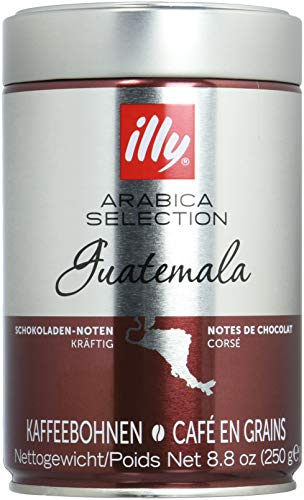illy Kaffee, Espressobohnen der Arabica Selection aus Guatemala - Verpackung mit 2 Dosen zu je 250 g