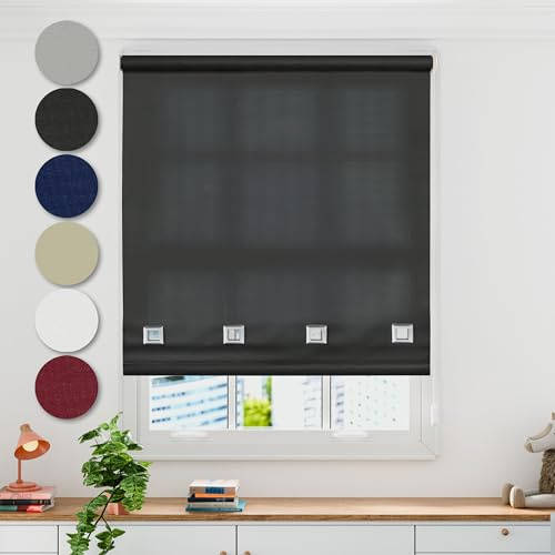 Emma Barclay Square Eyelet Roller Blind - Width 90 x Drop 165cm