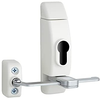 THIRARD - Boîtier Entrebâilleur de Fenêtre - Blanc - Sécurisé - Design Discret - Compatible demi-Cylindre 30 x 10 mm - Protection Enfant - Installation Facile - Longévité