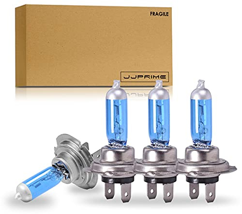 JJOnlineStore - 4x Super White H7 100W feux lampe frontale Halogène Xénon Ampoules Phare Voiture 12V