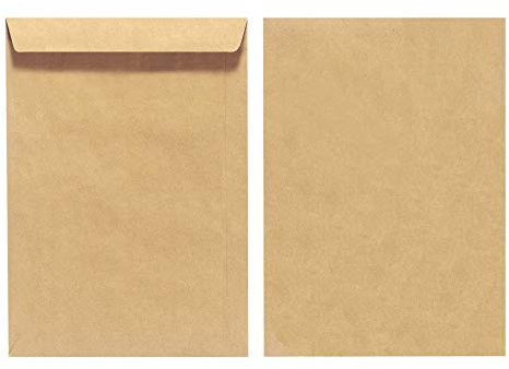 Herlitz Versandtasche C4, 10 Stück, 90 G/m², Braun