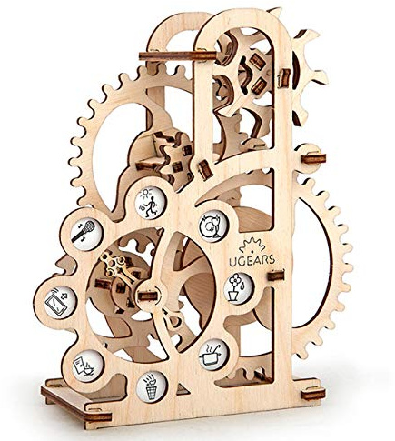 UGEARS Mechanisches 3D-Puzzle Dynamometer Modell - DIY Puzzle Lernspielzeug und Holzbausatz für Kinder