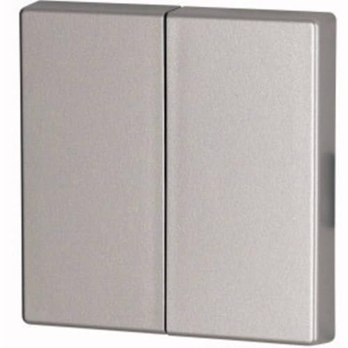 Eaton xComfort Funk Wippe, 2-fach neutral, 55 x 55 mm, silber matt, CWIZ-02/03 (126048)