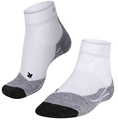 FALKE TE2 Short W Sso cotone filo funzionale antivesciche 1 paio, Calzini da tennis Donna, Bianco White-Mix 2020, 41-42