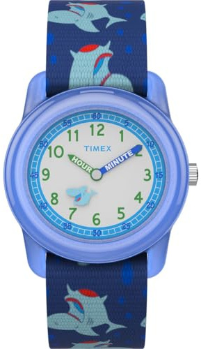 Timex Time Machines TW7C13500 - Reloj de pulsera para niños de 29 mm, correa de tela elástica