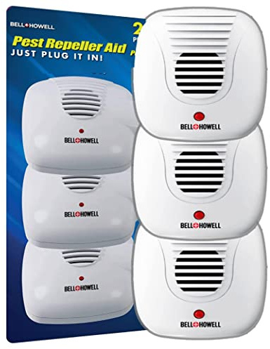 Bell and Howell Ultrasonic Pest Repellers with Extra Outlet - 3 Pack