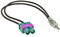 tomzz Audio 1503-015 Doppel Fakra (M) Antennenadapter Stecker auf DIN (M) Stecker 150 Ohm kompatibel mit Audi Seat Skoda FIAT Mercedes Peugeot VW