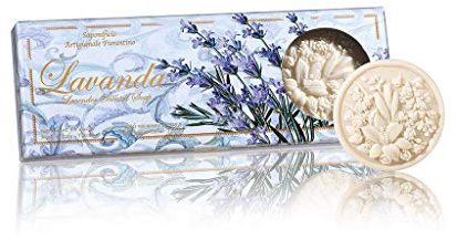 Saponificio Artigianale Fiorentino, Lavendel Seife, 3 x 125 g