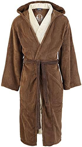 Star Wars Jedi Bath Robe - One Size, Brown-beige,