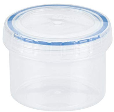 LocknLock Round 150ml Food Storage Containers with Lid - Airtight & Watertight, Microwave & Dishwasher Safe Food Containers with Twist Lids (77 x 58mm)