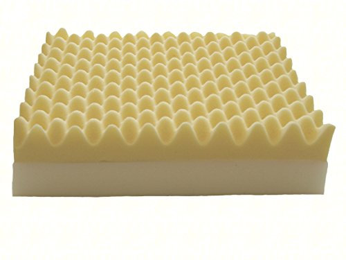 Biona Rollstuhlkissen Sitzkissen Schwerlast Höhe 12 cm (Kalt+Viscoschaum) Inkontinenzbezug (47 x 50, blau)