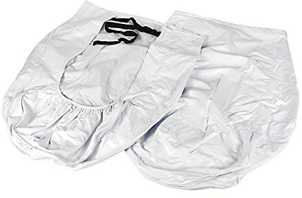 Camco 45323 Vinyl Wheel & Tire Protector, 2 Pack (30 inches-32 inches, White)