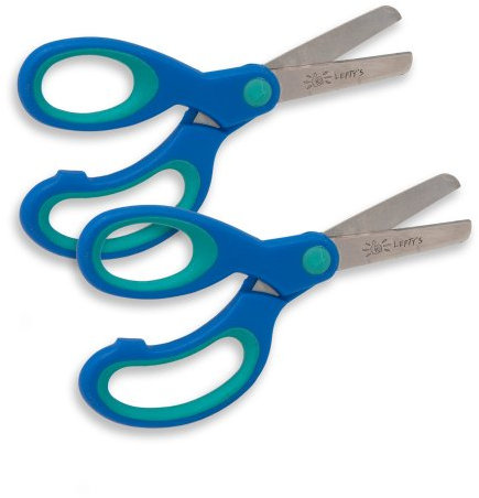 Lefty's Blunt Tip True Linkshänder-Schere für Kinder, 2 Stück (blau zweifarbig)