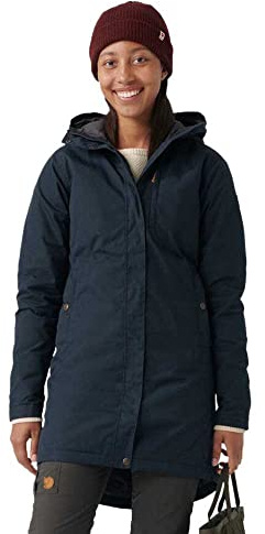 Fjällräven Damen Kiruna Padded Parka, Blau (Dark Navy 555), 2XL