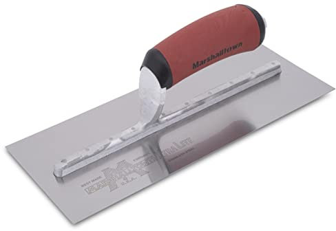 Marshalltown Mxs73d - Cazzuola, 30 cm, impugnatura in Durasoft, colore: Rosso