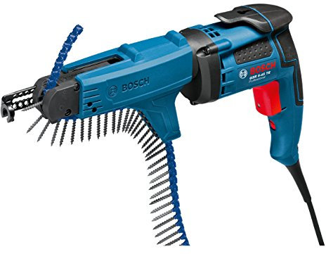 Bosch Professional 0601445101 Visseuse spécial plaquiste GSR 6-45 TE + MA 55 701 W Bleu