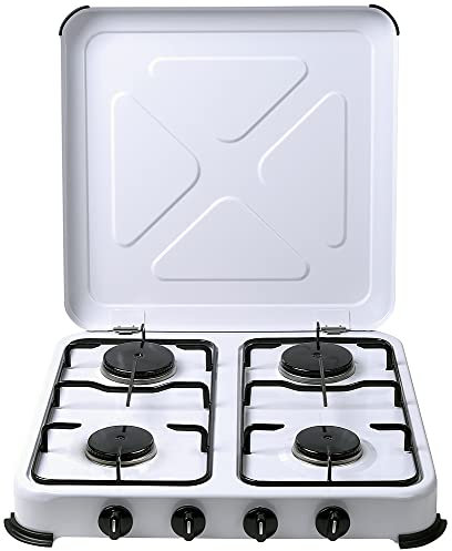 Brunner Campingkocher Flame, 27589, 4-flammig ohne Zündsicherung, ohne Zubehör
