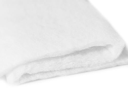 Kissenoutlet24 Volumenvlies 1,6m breit 200g/m² ca. 25-31mm dick 100% Polyester Thermisch verfestigt ohne chemische Bindemittel Meterware Rollenware