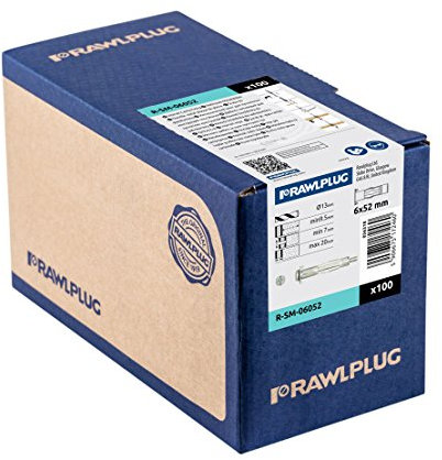 Rawlplug Cavidad metal tacos, 1 pieza, R de SM de 06052