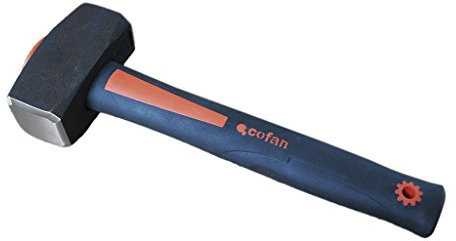 Cofan Massette carrée | Avec manche en fibre de verre | Disponible en 1 kg et 1,5 kg