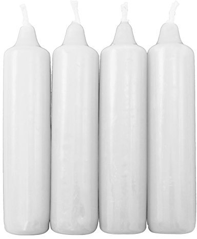 OLShop AG 5er Pack Adventskerzen weiß ca. 23 x 105 mm (5 x 4 Stück) Weihnachtskerzen, Christbaumkerzen, Pyramidenkerzen, Baumkerzen, Kerzen