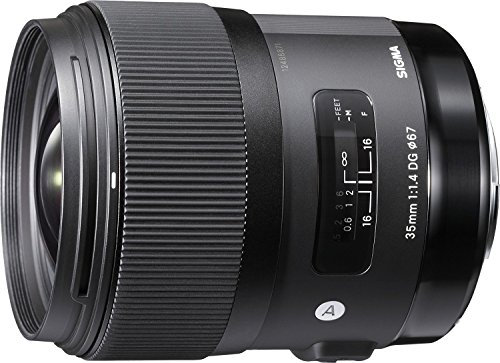 Sigma 35mm F1.4 DG HSM - Objetivo (SLR, 13/11, Estándar, Sigma, Negro, Bayonet)