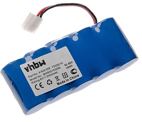 vhbw 1x Akku kompatibel mit Bosch Rollfix FDD087D Rollladenantrieb Torantrieb Drehtorantrieb Garagentorantrieb (3000 mAh, 6 V, NiMH)