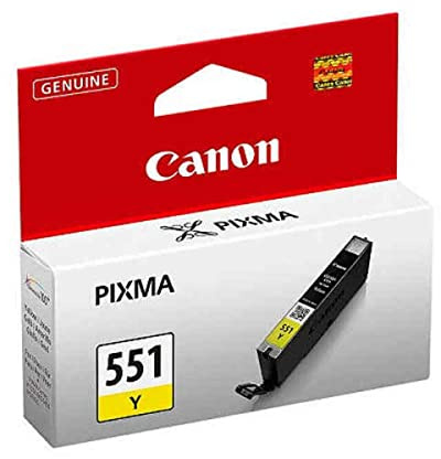 Canon Tintenpatrone CLI-551 Y gelb yellow - 7 ml für PIXMA Drucker ORIGINAL