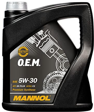 MANNOL Huile moteur Toyota Lexus 5W-30 Huile ACEA A5/B5 API SN Plus 4 L