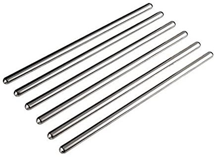 Unika Autocollantes Baguettes Travail de Protection, Acier Inoxydable, 45cm, 6 Unités