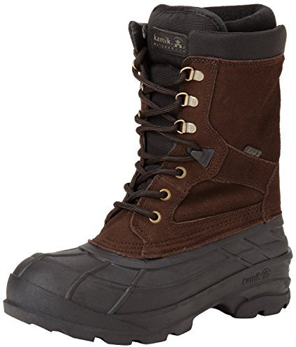 Kamik Herren Nation Plus Schneestiefel, Braun Dark Brown Dbr, 43 EU