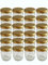 100er Set Sturzgläser Mini Gläser 53 ml Deckelfarbe Gold To 43 Rundgläser Honig Kaviar Marmeladengläser Obstgläser Einweckgläser Honig, Gläser, Einmachgläser, Portionsgläser, Probiergläser