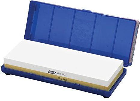 Norton 24336 Piedra de agua combinada estilo japonés grano 4000/8000, 20.32 cm por 7.62 cm por 2.54 cm