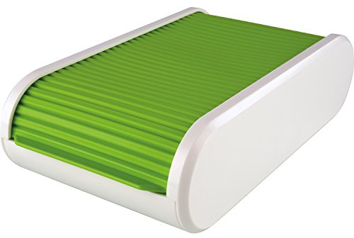 helit H6218050 - Visitenkartenbox „the personal“, grün transluzent/weiß