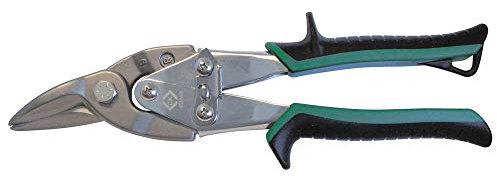 C.K T4537AR - Tijeras de chapa compuestas, izquierda, 240 mm