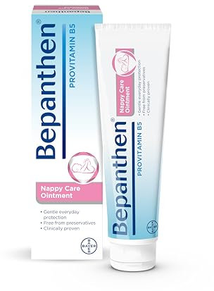 Bepanthen Nappy Care Ointment | Nappy Cream with Provitamin B5 | Suitable for Newborns Skin, 100 g (Packing May Vary).