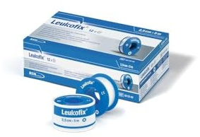 Leukofix Rollenpflaster ohne Schutzring,5,0 m x 5,00 cm, transparent