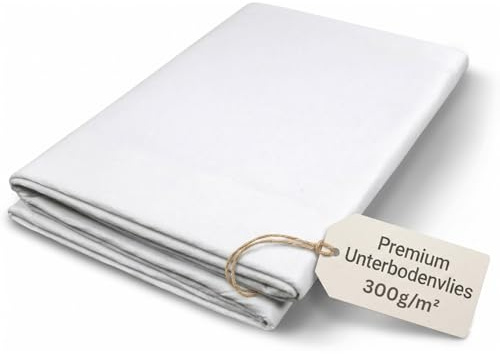 Bodenschutzvlies Rundpool Ø 4,50 m - 300g/m² Pool Schutzvlies Weiß - Thermisch verfestigtes Polypropylen - Antibakteriell Verrottungsfest - Pool Unterlage für Stahlwandpool Aufstellpool Rundbecken