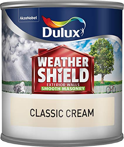 Dulux Weathershield Smooth Masonry 250ml CLASSIC CREAM