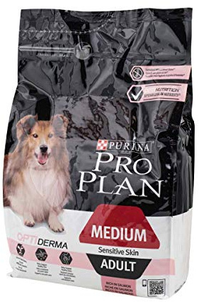 PRO PLAN Medium Adult 1+ Sensitive Skin Salmon Dry Dog Food 3kg
