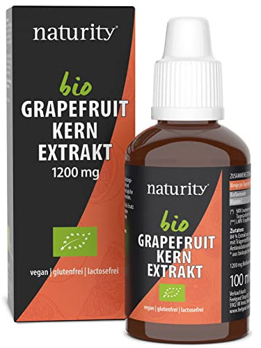 BIO Grapefruitkernextrakt, 1200 mg Bioflavonoide/100 ml, zertifizierte Bio-Qualität, vegan und in Deutschland hergestellt, leicht und sauber anzuwenden