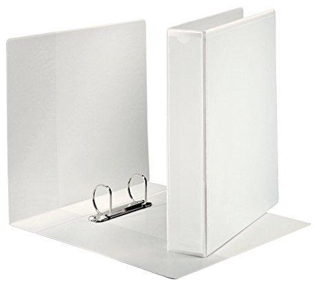 Esselte Canguro Plus - Carpeta con 2 anillas, 40 mm, color blanco, 1 unidad