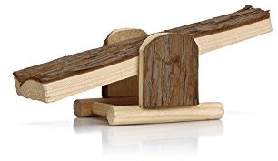Beeztees 810844 Holzwippe für Nager, 22 x 8.5 x 7 cm