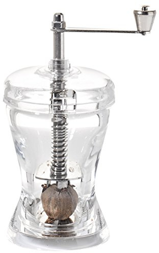 Unbekannt Marlux m516.108383 Nutmeg Acrylic Salt Mill Stainless Steel 5 x 5 x 10 cm
