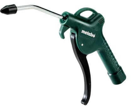 metabo Druckluft-Blaspistole BP 200-3-8 Bar Arbeitsdruck, 130-350 l/min Luftbedarf, 6.3 mm Düse - Ergonomisch, leicht, für Werkstatt & Industrie - Inkl. Stecknippel 1/4 und Düsenspitze