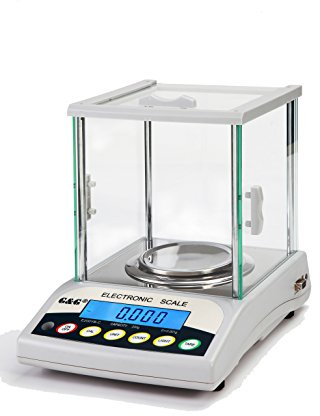 G & G E Y precisionsvågar/skala batteridriven 100 g/0,001 g
