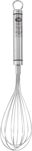 Tala Batidor de Globos de Acero Inoxidable, Herramienta Ideal para batir, agitar, batir, una Amplia Gama de Alimentos al cocinar y Hornear, Longitud Completa de 25 cm, Apto para lavavajillas
